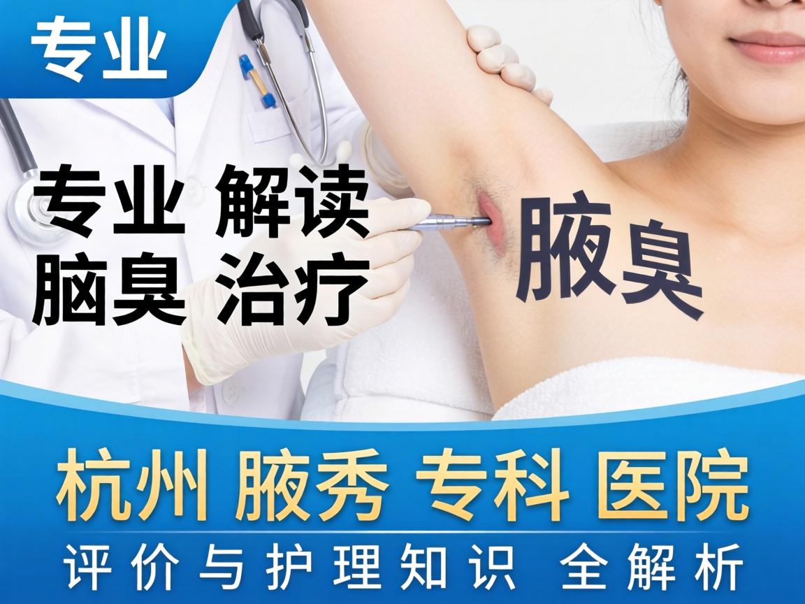 专业解读腋臭治疗，杭州腋秀专科医院评价与护理知识全解析