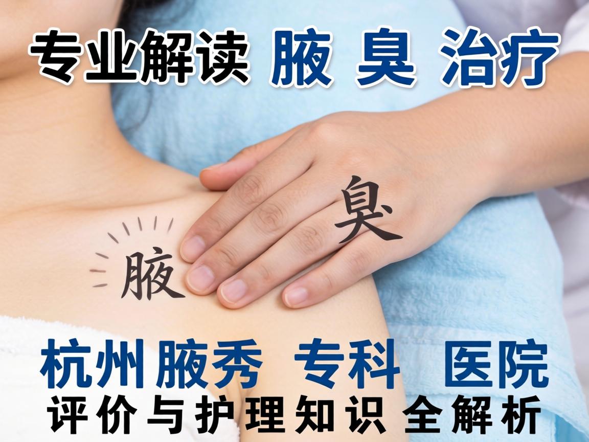 专业解读腋臭治疗，杭州腋秀专科医院评价与护理知识全解析