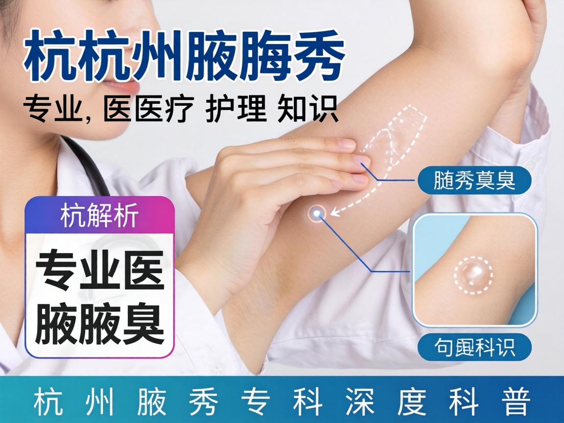 杭州腋秀解析，专业腋臭医疗护理知识，杭州腋秀专科深度科普