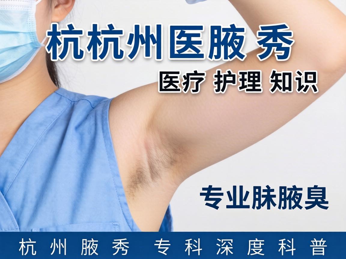杭州腋秀解析，专业腋臭医疗护理知识，杭州腋秀专科深度科普