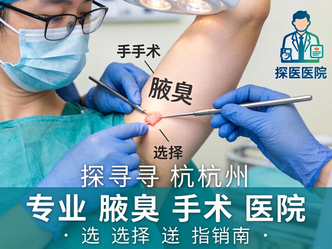 杭州腋臭手术医院选择指南，探寻杭州专业腋臭手术医院