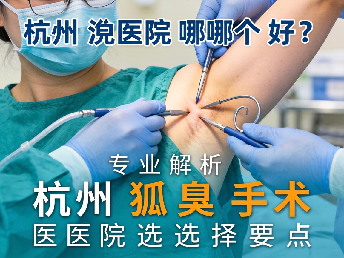 杭州狐臭手术医院哪个好？专业解析杭州狐臭手术医院选择要点