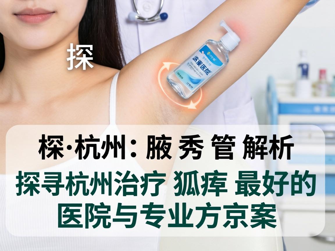 杭州腋秀解析，探寻杭州治疗狐臭最好的医院与专业方案