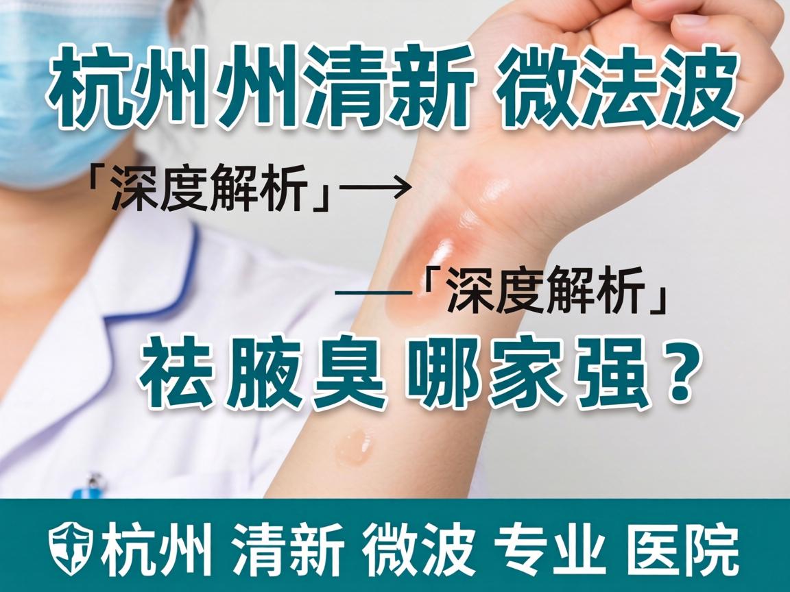 杭州清新微波祛腋臭哪家强?深度解析杭州清新微波专业医院 杭州清新微波祛腋臭哪家强?深度解析杭州清新微波专业医院