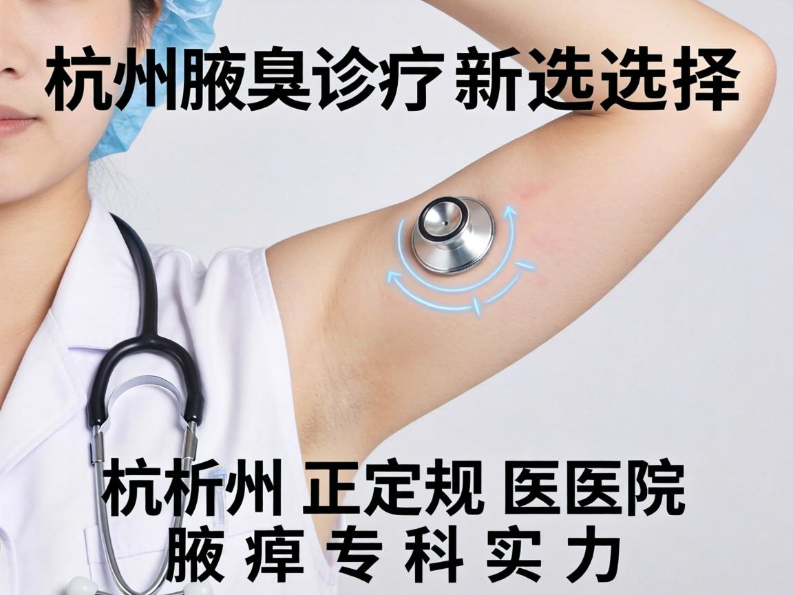 杭州腋臭诊疗新选择，解析杭州正规医院腋臭专科实力