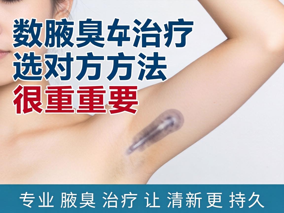 腋臭治疗选对方法很重要，专业腋臭治疗让清新更持久
