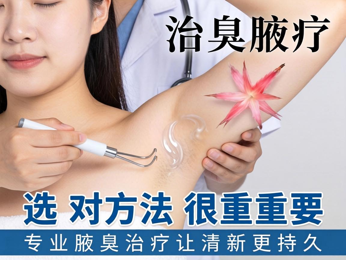 腋臭治疗选对方法很重要，专业腋臭治疗让清新更持久