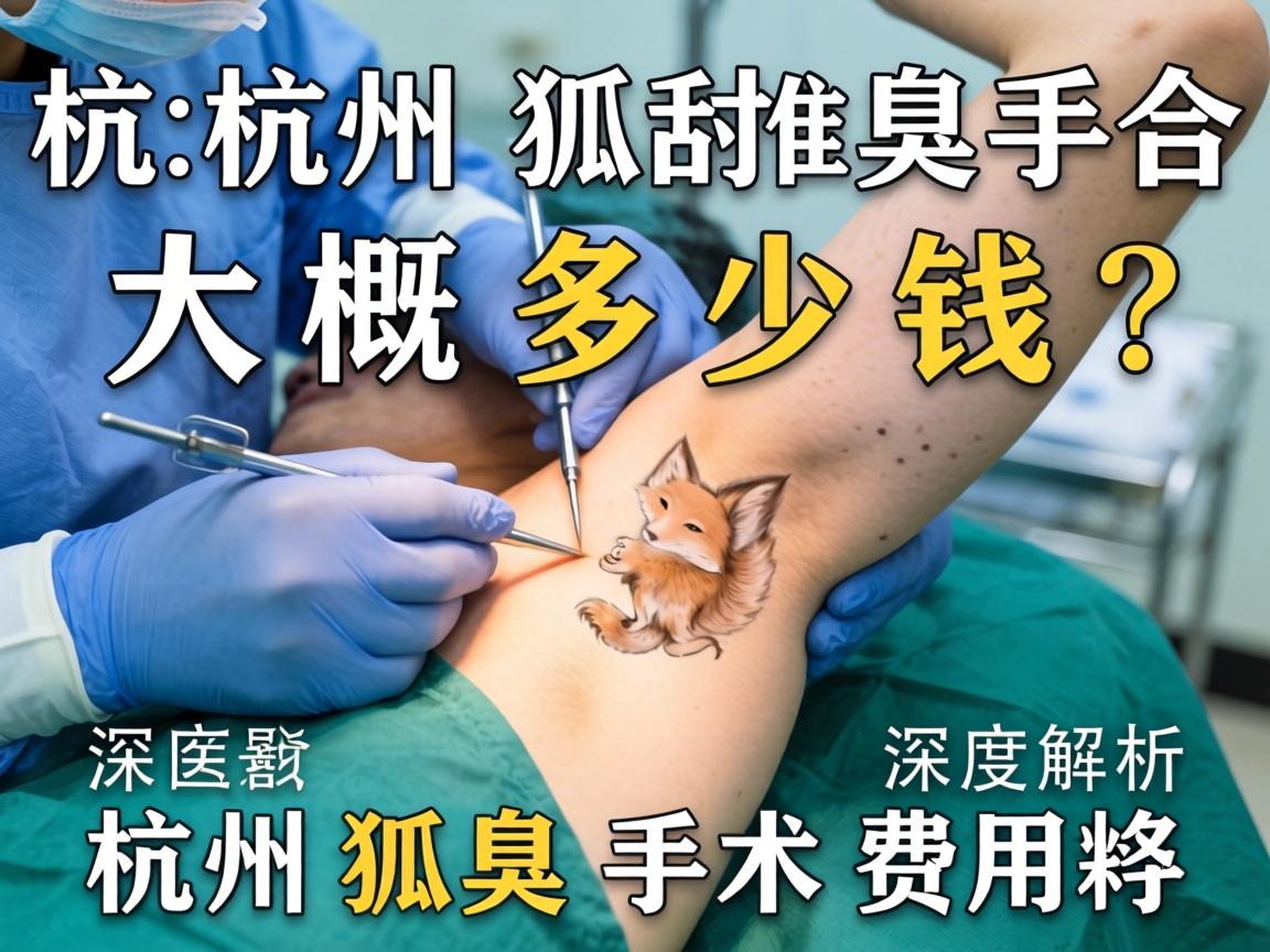 杭州狐臭手术大概多少钱？深度解析杭州狐臭手术费用
