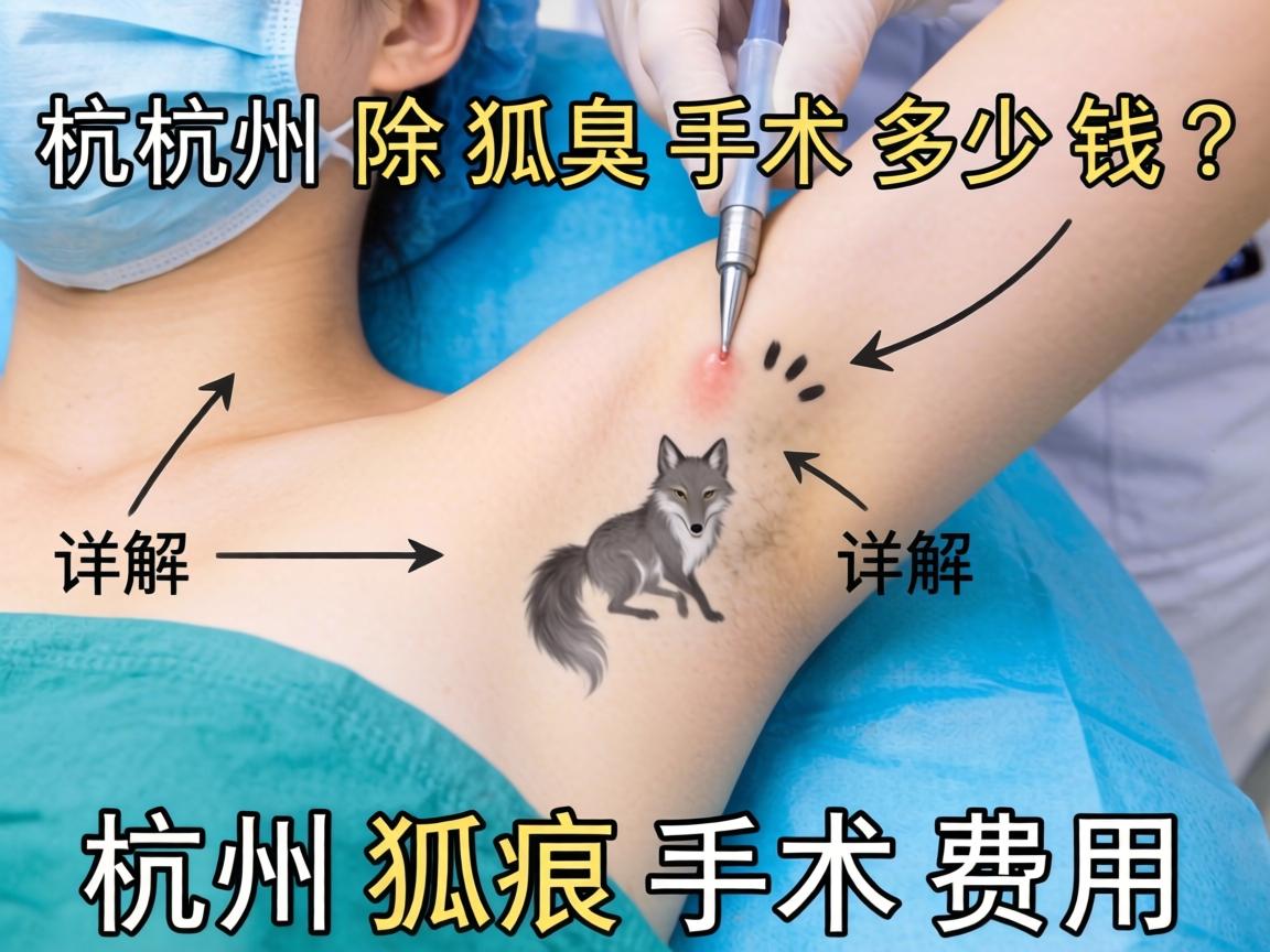 杭州除狐臭手术多少钱？详解杭州狐臭手术费用