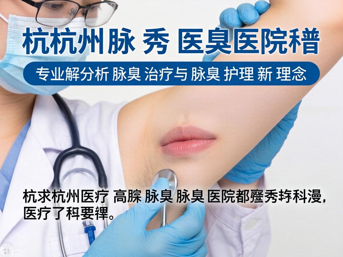杭州腋秀医院科普，专业解析腋臭治疗与腋臭护理新理念
