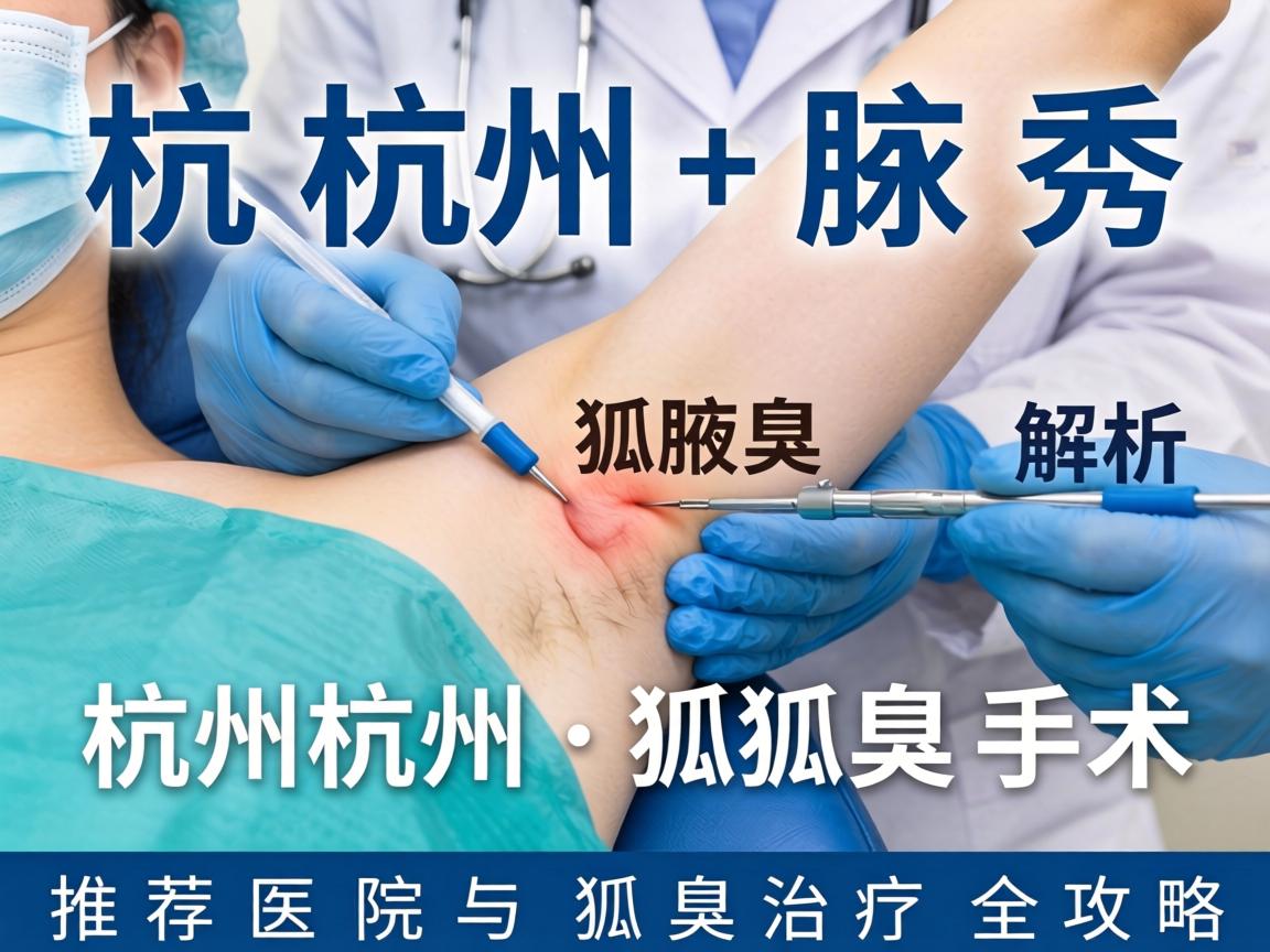 杭州腋秀解析，杭州狐臭手术推荐医院与狐臭治疗全攻略
