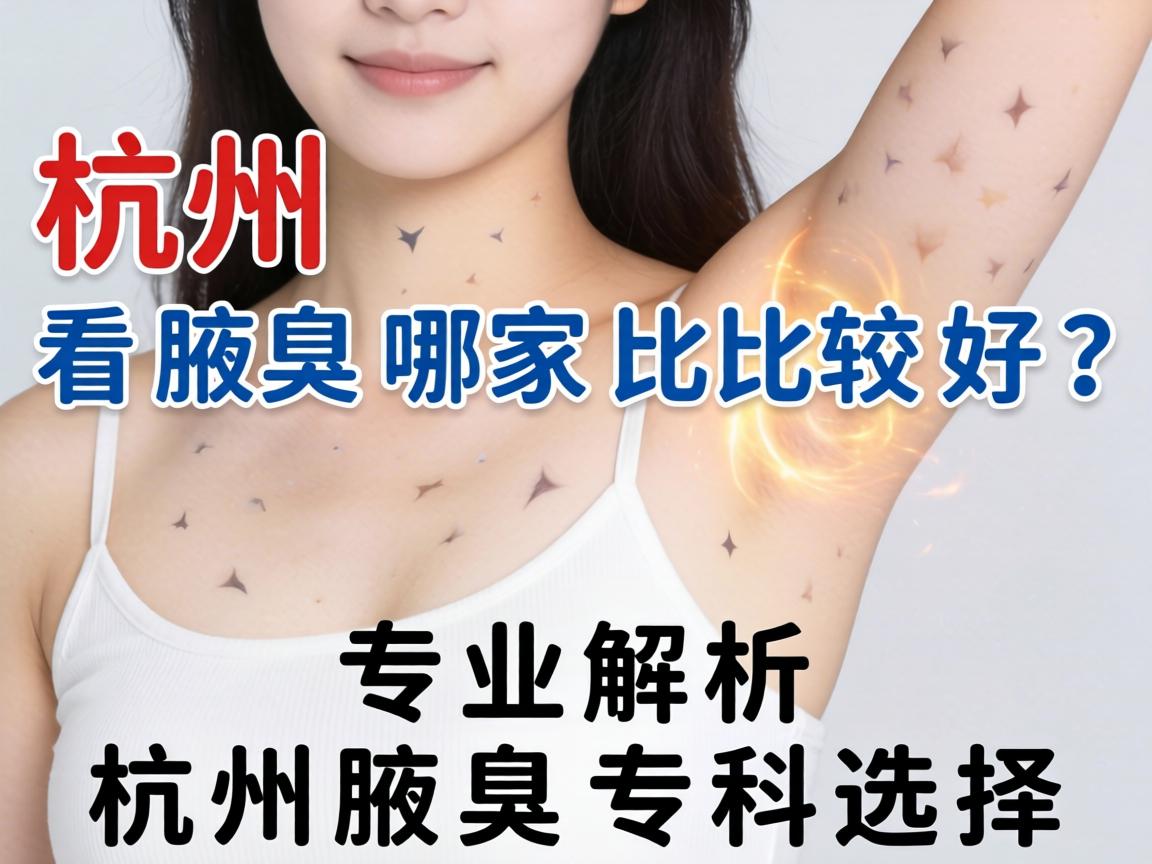 杭州看腋臭哪家比较好？专业解析杭州腋臭专科选择