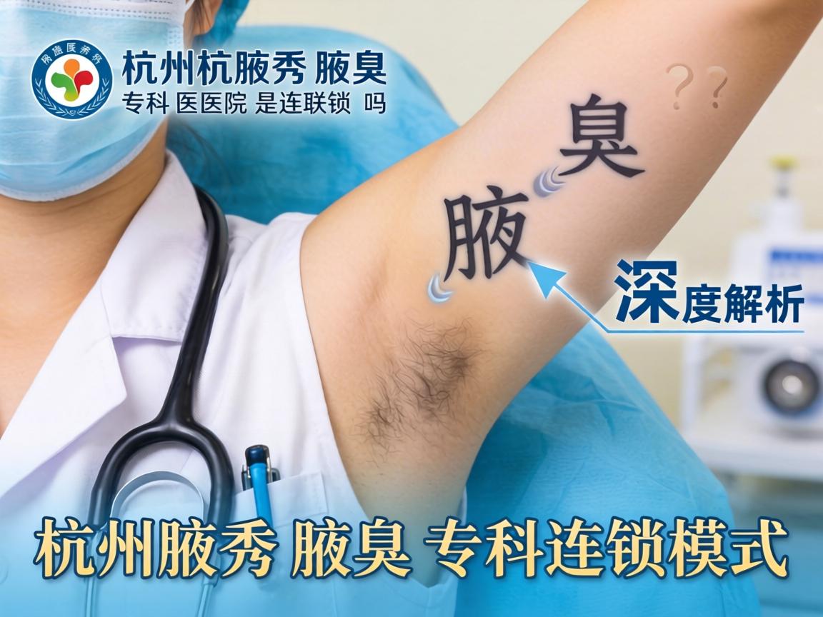 杭州腋秀腋臭专科医院是连锁吗？深度解析杭州腋秀腋臭专科连锁模式