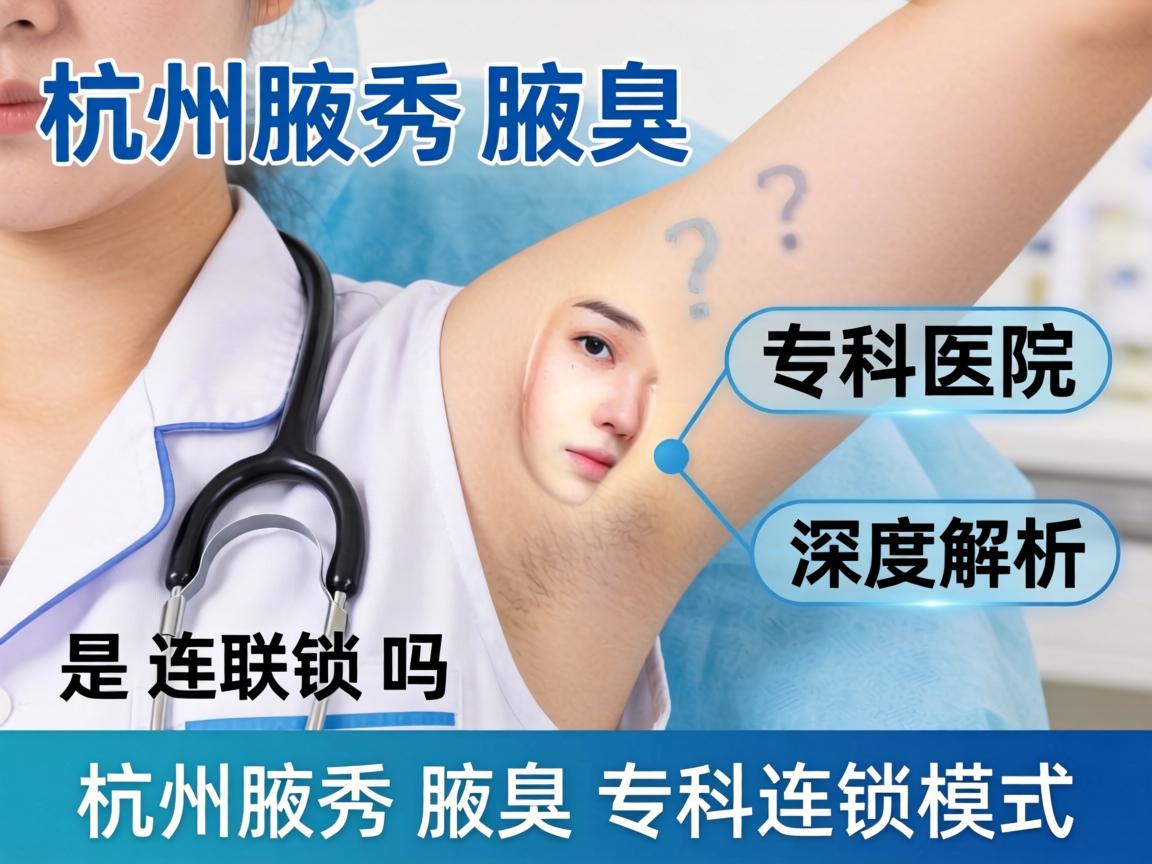 杭州腋秀腋臭专科医院是连锁吗？深度解析杭州腋秀腋臭专科连锁模式
