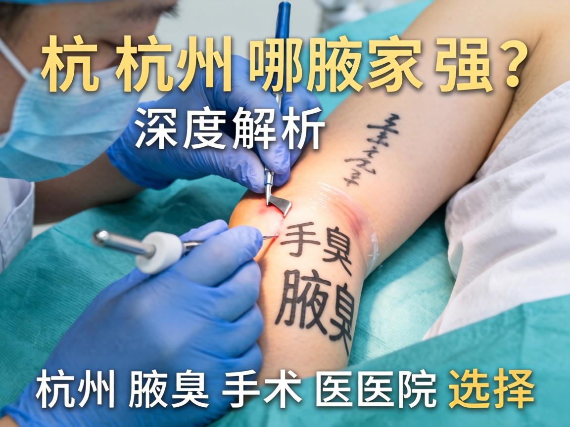杭州腋臭手术哪家强？深度解析杭州腋臭手术医院选择