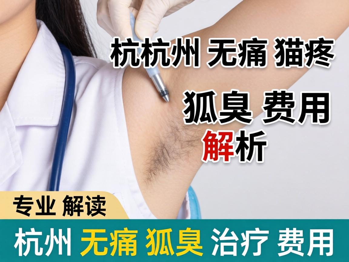 杭州无痛狐臭费用解析，专业解读杭州无痛狐臭治疗费用