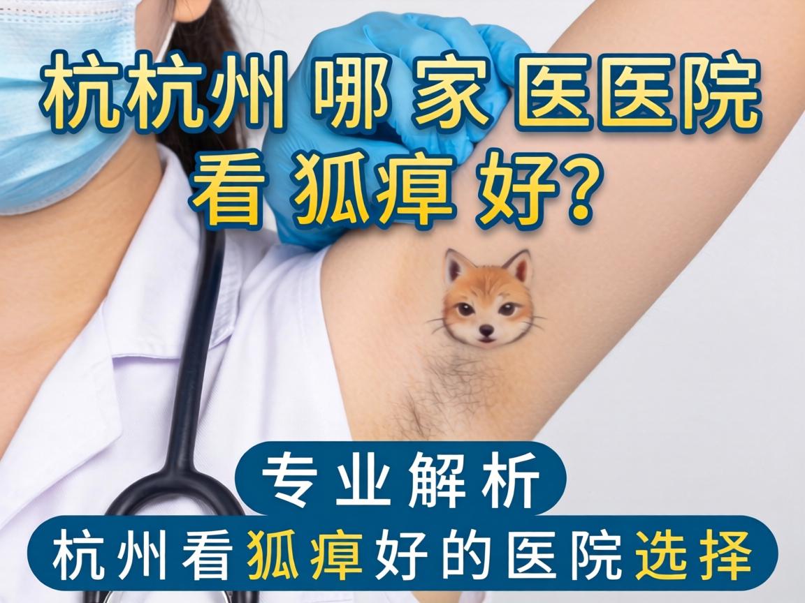 杭州哪家医院看狐臭好？专业解析杭州看狐臭好的医院选择