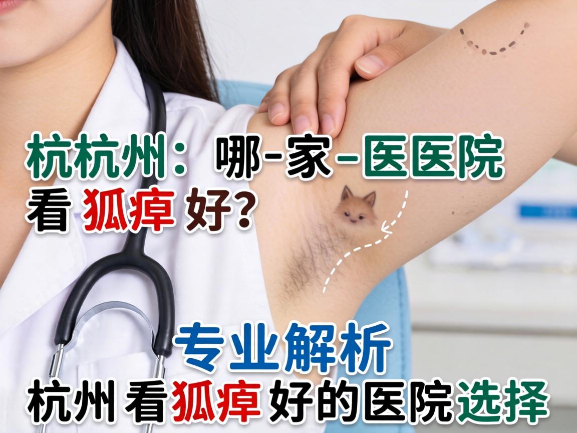 杭州哪家医院看狐臭好？专业解析杭州看狐臭好的医院选择