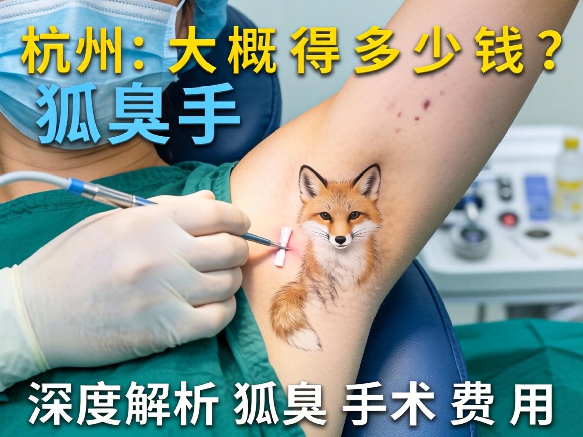 杭州狐臭手术大概得多少钱？深度解析狐臭手术费用