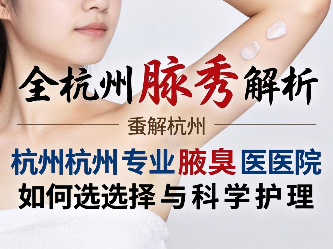 杭州腋秀解析，杭州专业腋臭医院如何选择与科学护理