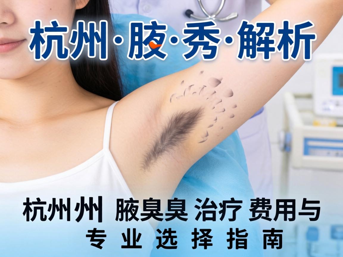 杭州腋秀解析，杭州腋臭治疗费用与专业选择指南
