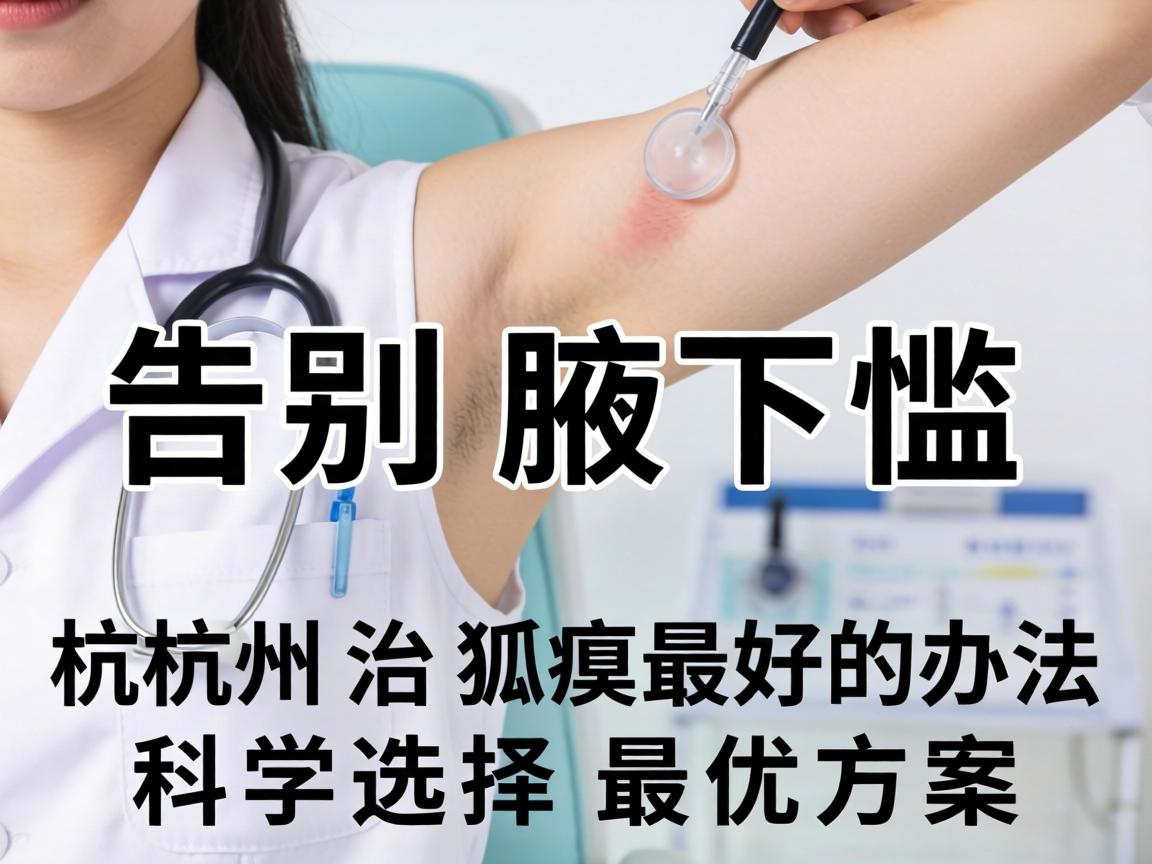 告别腋下尴尬，杭州治狐臭最好的办法，科学选择最优方案