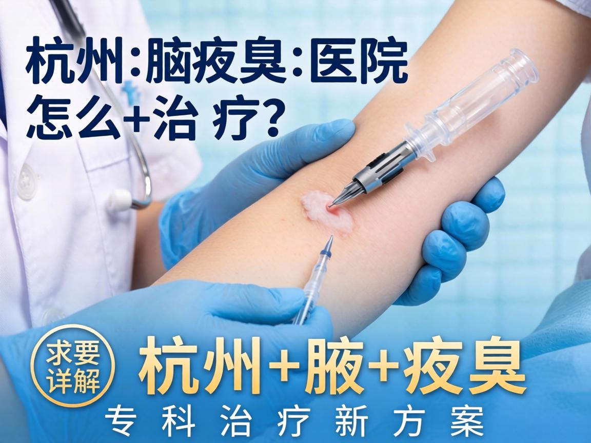 杭州腋臭医院怎么治疗？详解杭州腋臭专科治疗新方案
