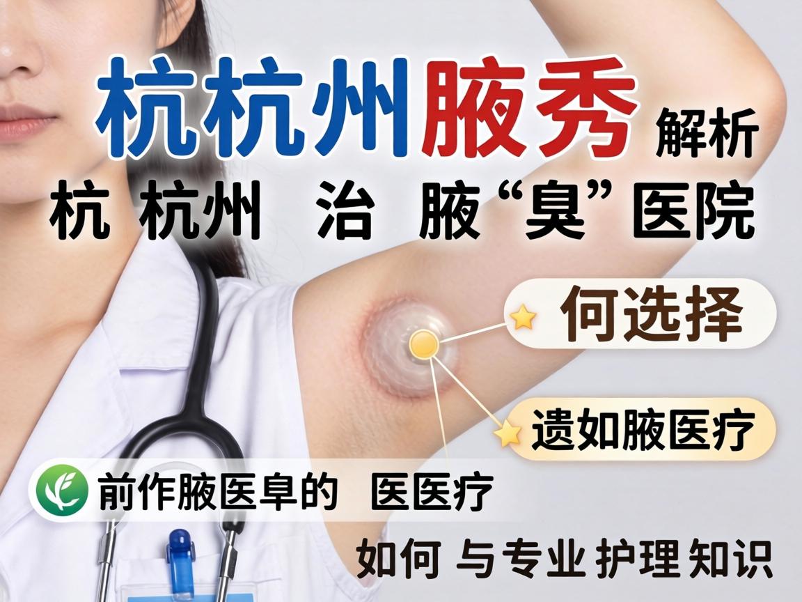 杭州腋秀解析，杭州治腋臭的医院如何选择与专业护理知识