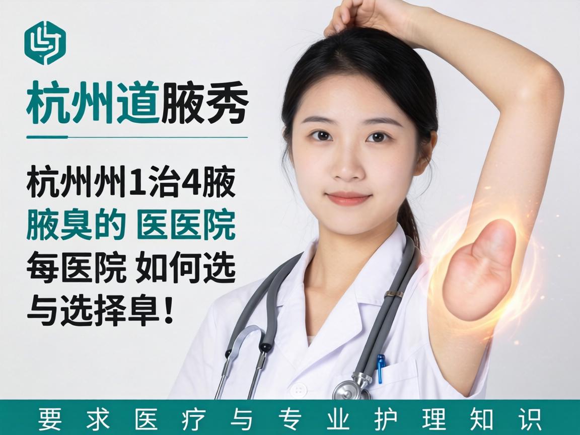 杭州腋秀解析，杭州治腋臭的医院如何选择与专业护理知识