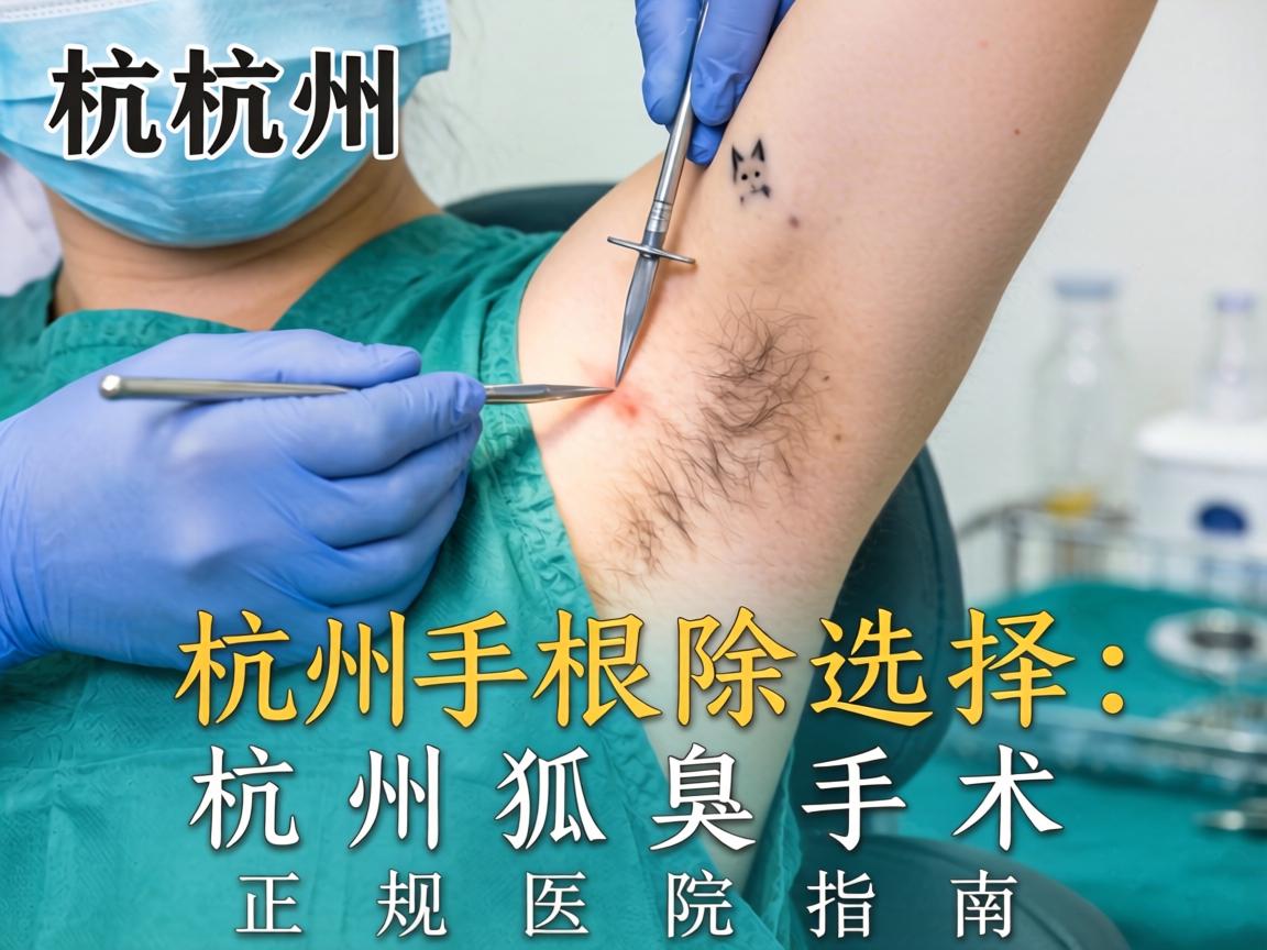 杭州狐臭手术根除选择，杭州狐臭手术正规医院指南