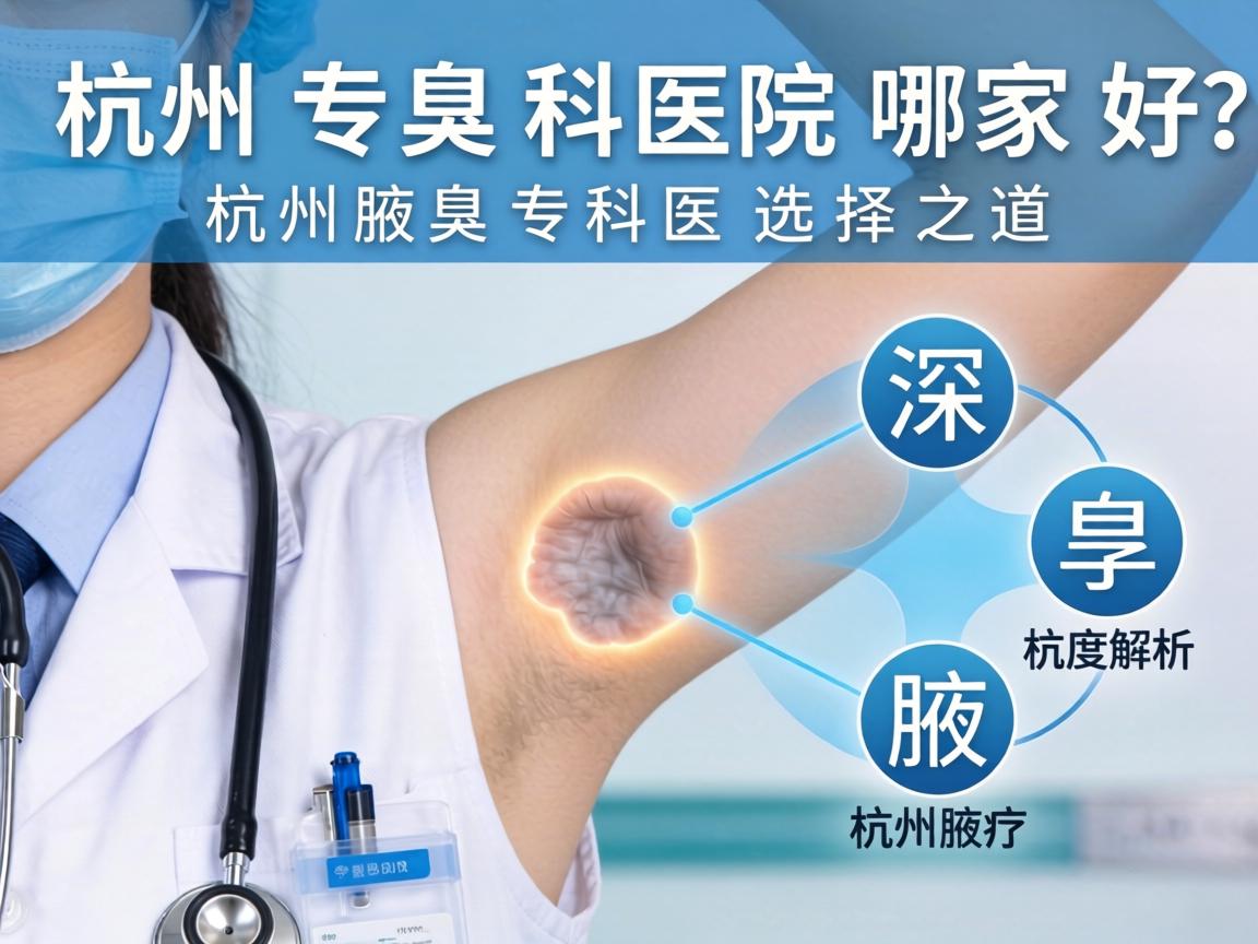 杭州腋臭专科医院哪家好？深度解析杭州腋臭专科选择之道