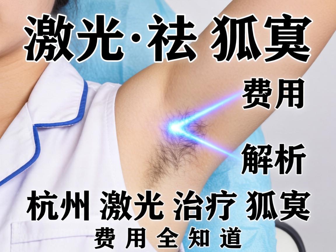 激光祛狐臭，费用解析，杭州激光治疗狐臭费用全知道