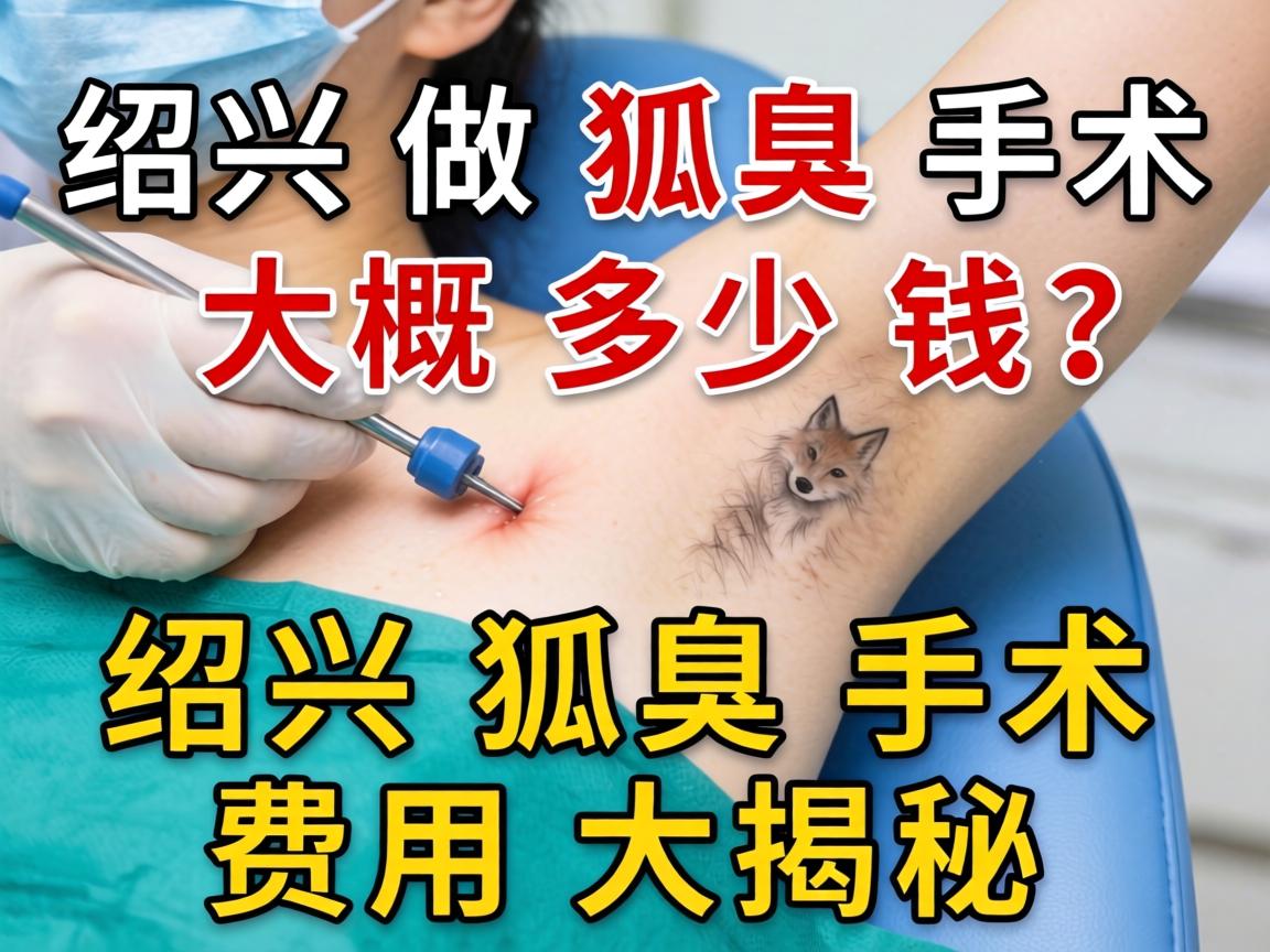 绍兴做狐臭手术大概多少钱？绍兴狐臭手术费用大揭秘