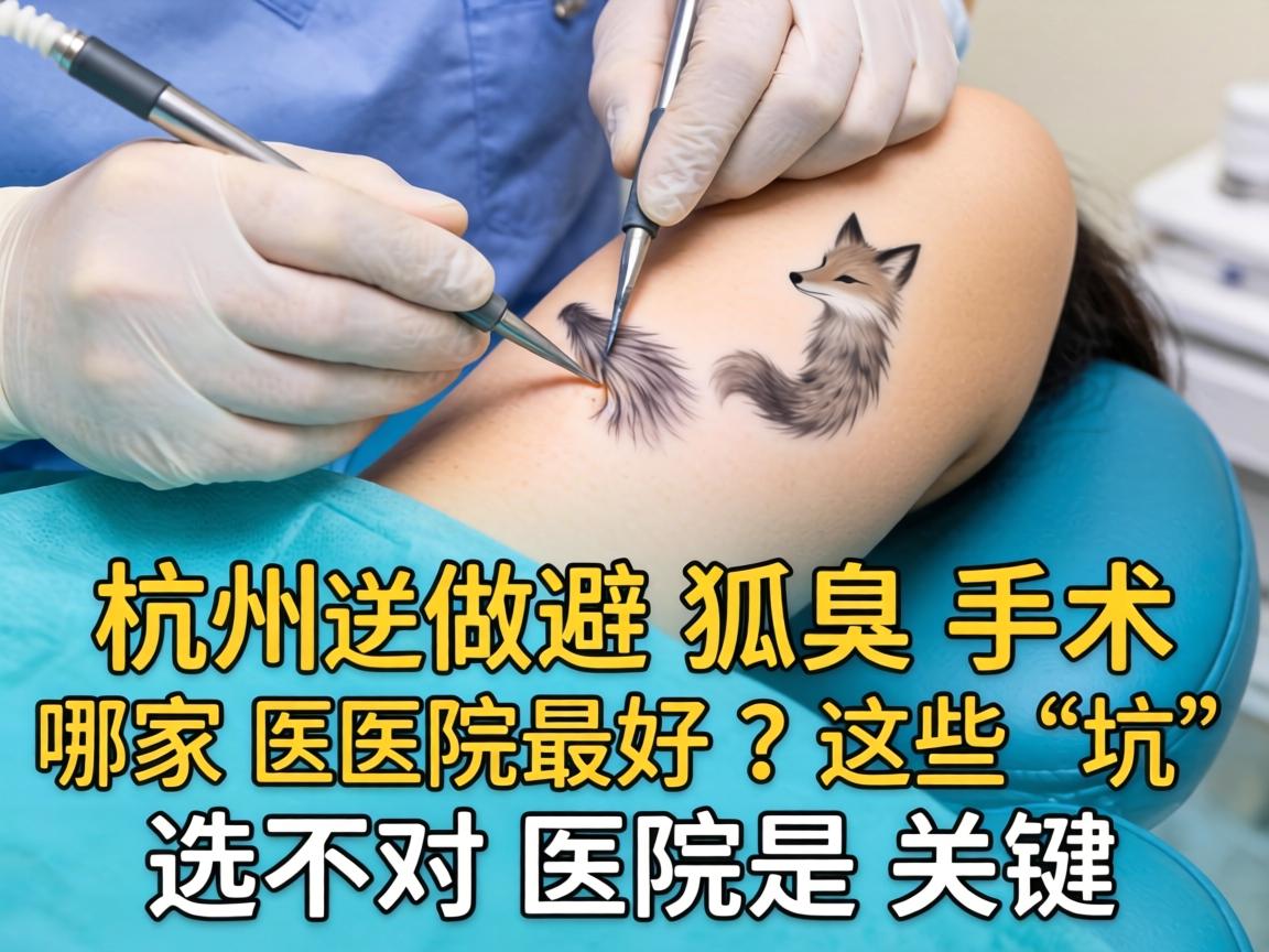 杭州做狐臭手术哪家医院最好？避开这些坑，选对医院是关键