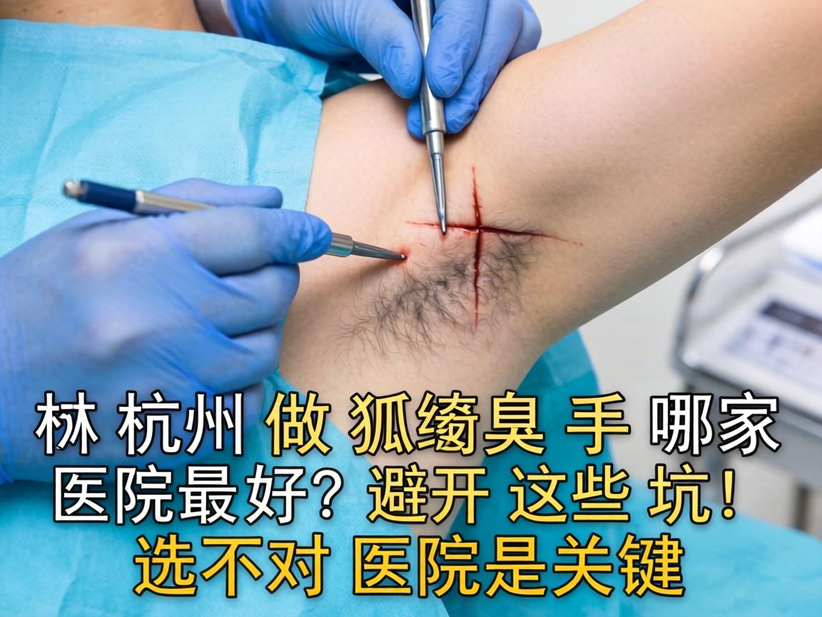 杭州做狐臭手术哪家医院最好？避开这些坑，选对医院是关键