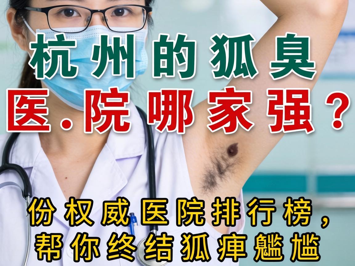 杭州狐臭医院哪家强？这份权威医院排行榜，帮你终结狐臭尴尬