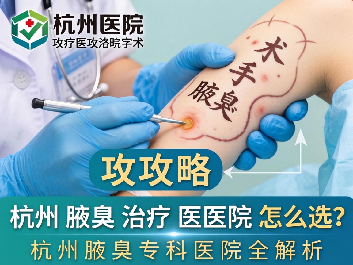 杭州腋臭手术医院攻略，杭州腋臭治疗医院怎么选？杭州腋臭专科医院全解析