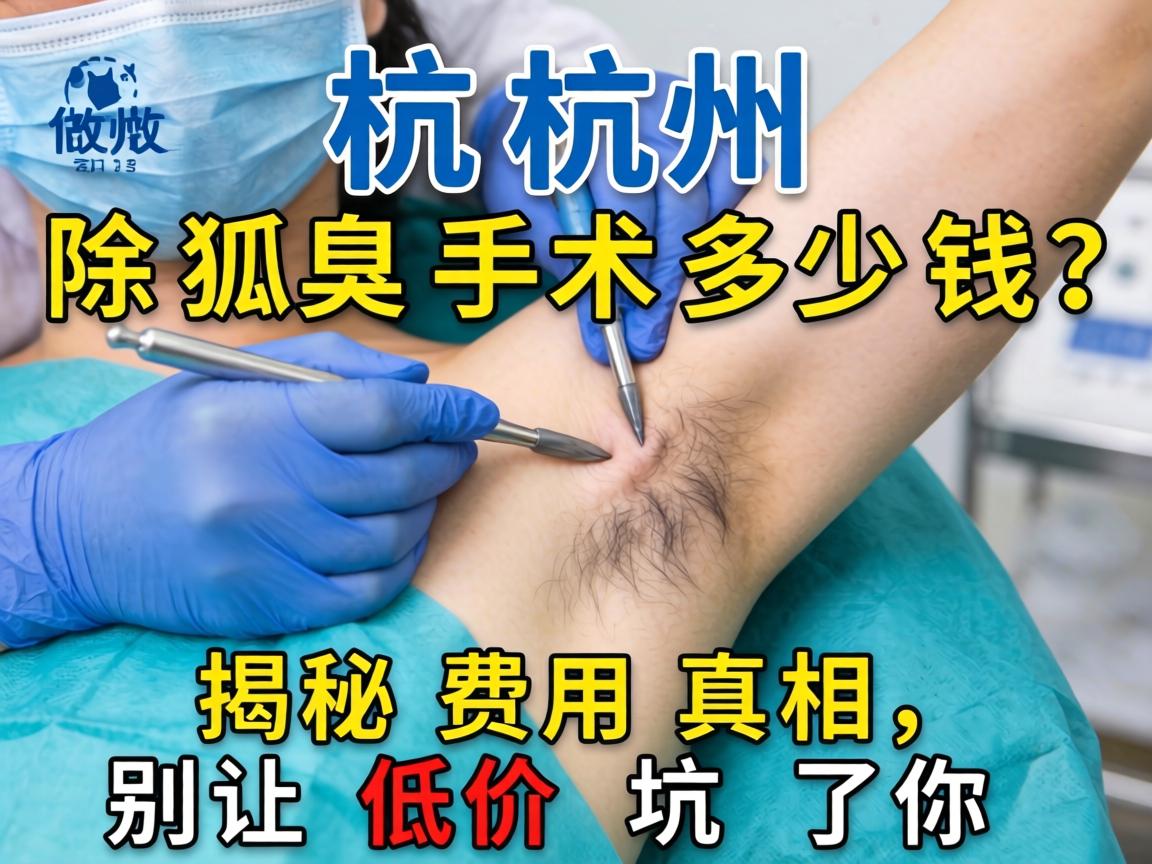 杭州做除狐臭手术多少钱？揭秘费用真相，别让低价坑了你