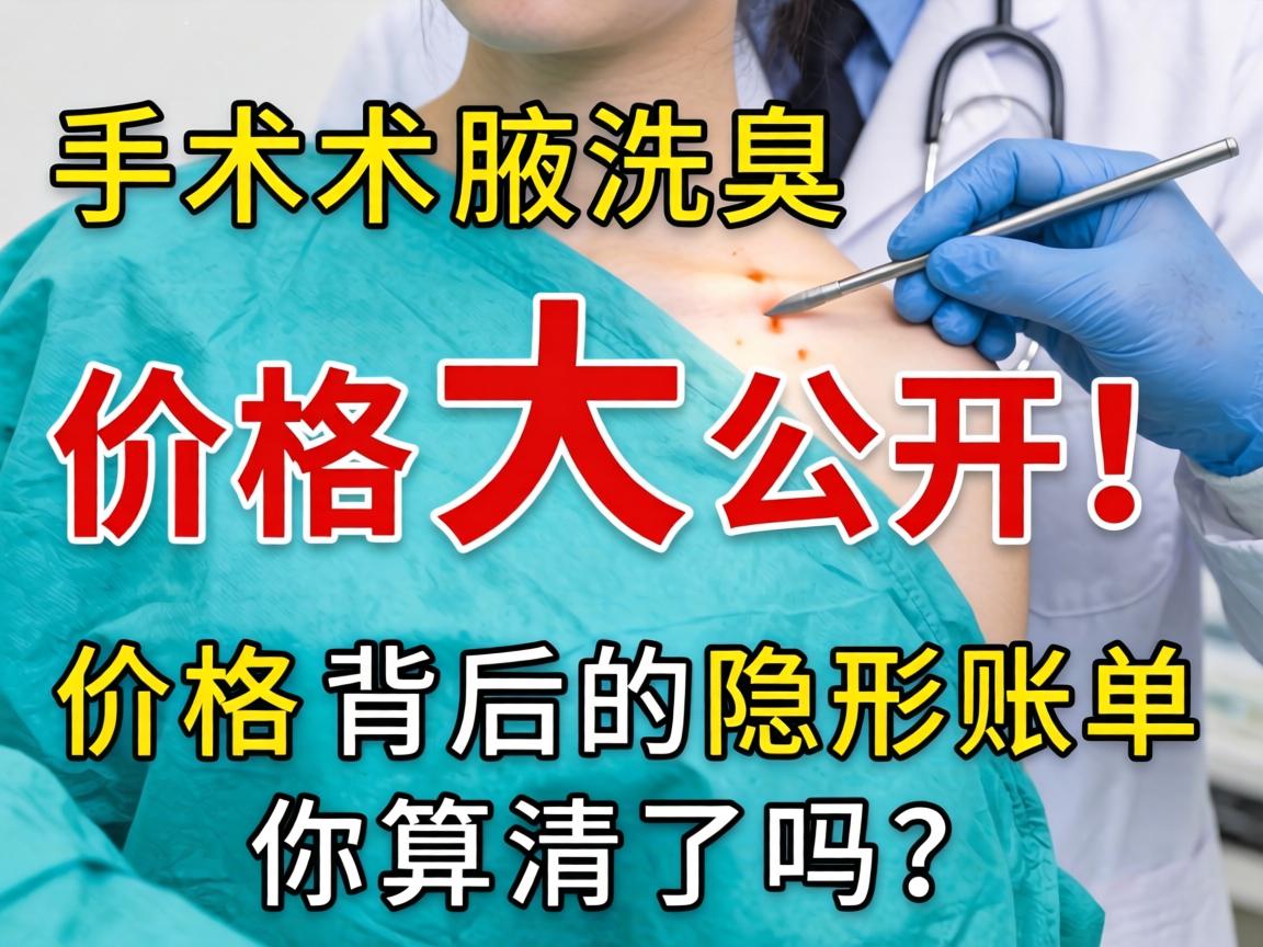杭州腋臭手术价格大公开！价格背后的隐形账单你算清了吗？