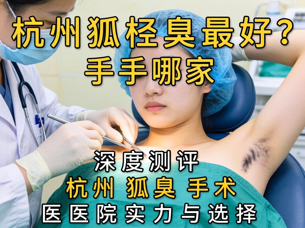 杭州狐臭手术哪家最好？深度测评杭州狐臭手术医院实力与选择