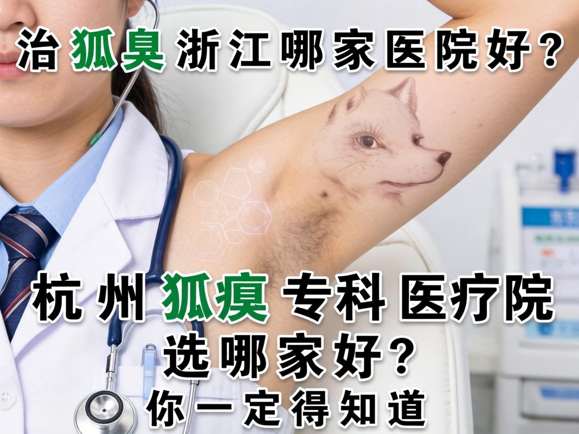 治狐臭浙江哪家医院好？杭州狐臭专科医院选哪家好？这些关键点你一定得知道