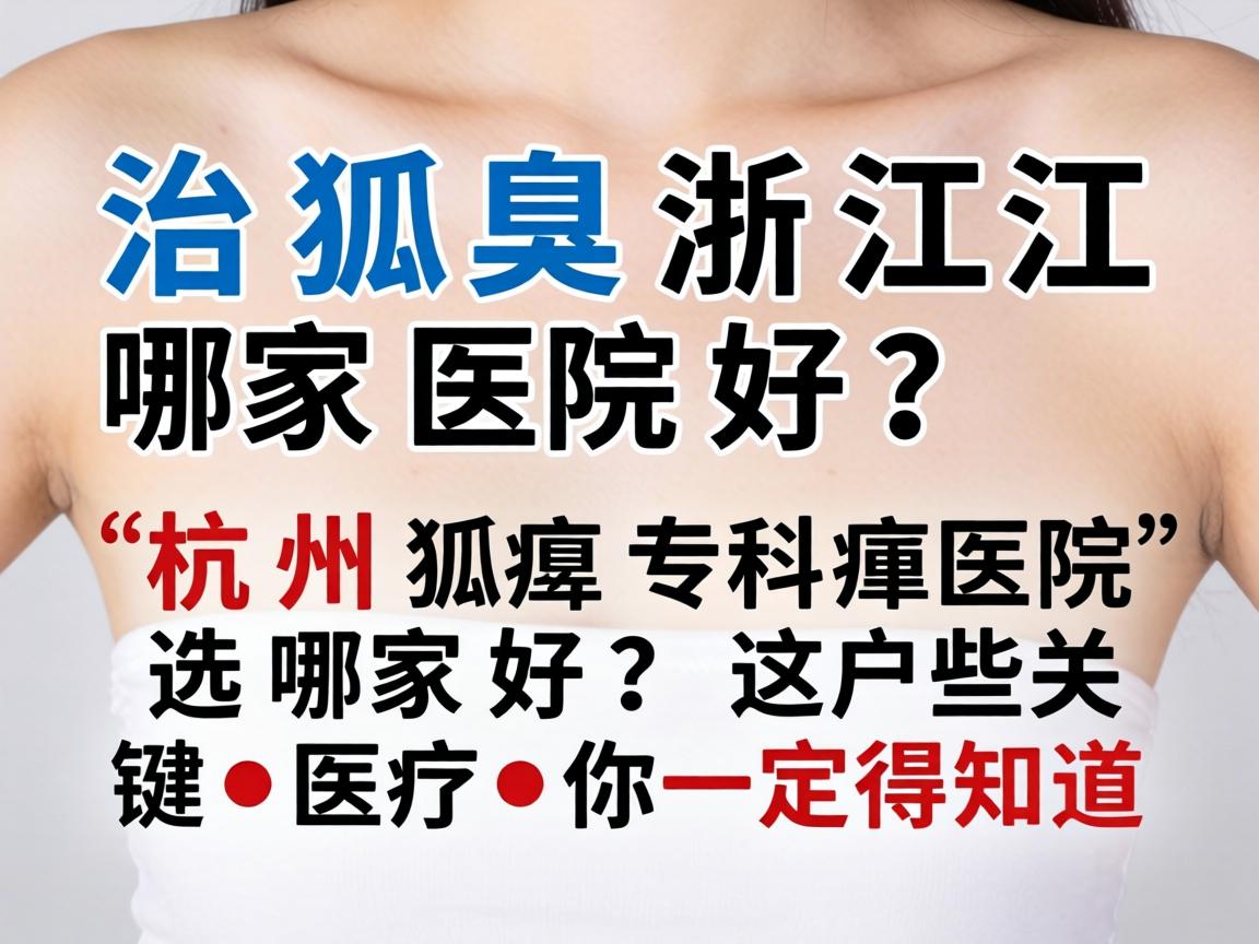 治狐臭浙江哪家医院好？杭州狐臭专科医院选哪家好？这些关键点你一定得知道