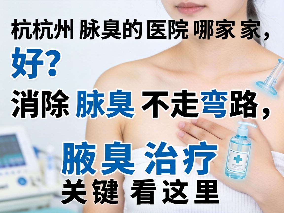 杭州腋臭医院哪家好？消除腋臭不走弯路，腋臭治疗关键看这里