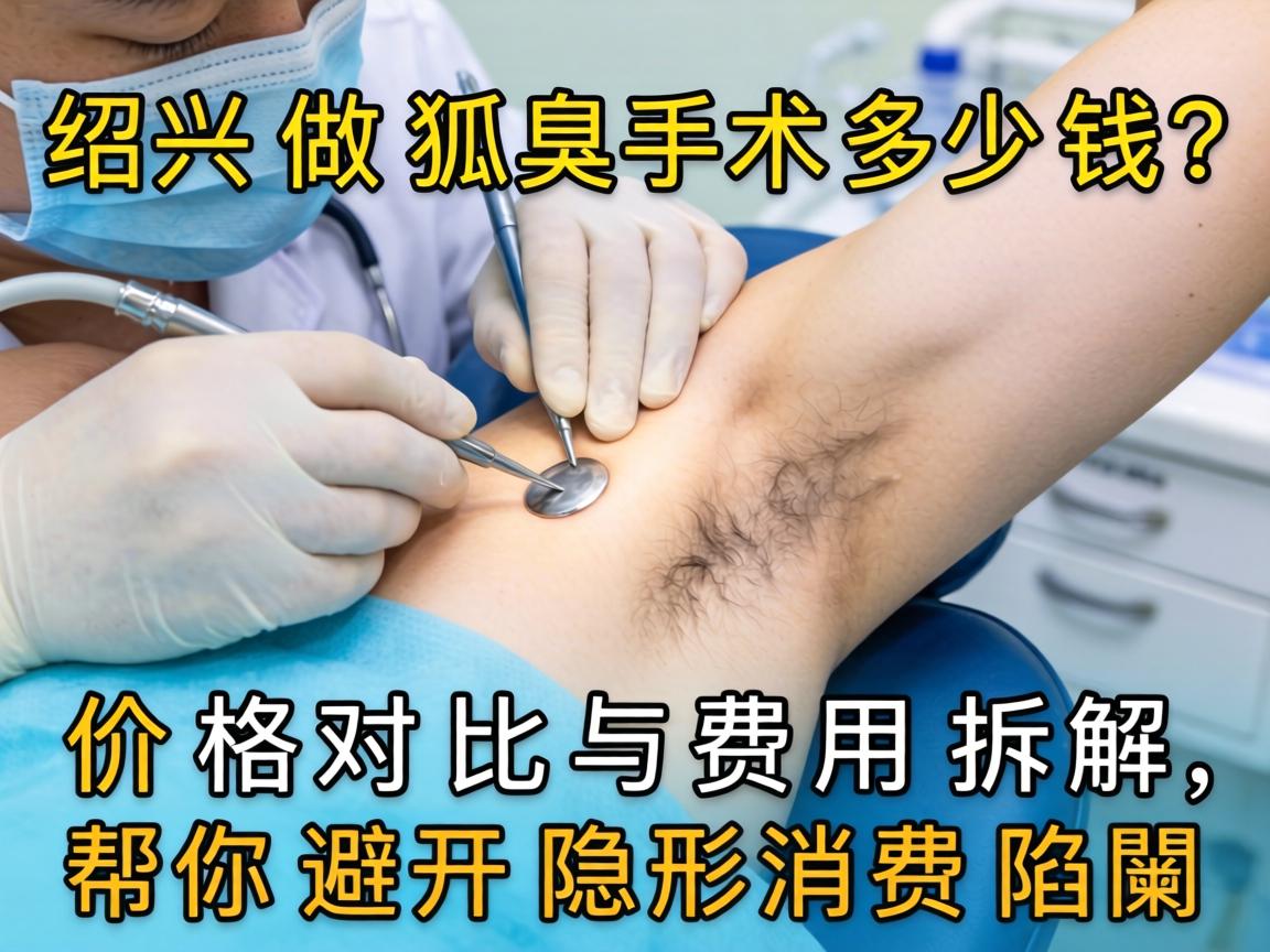 绍兴做狐臭手术多少钱？价格对比与费用拆解，帮你避开隐形消费陷阱