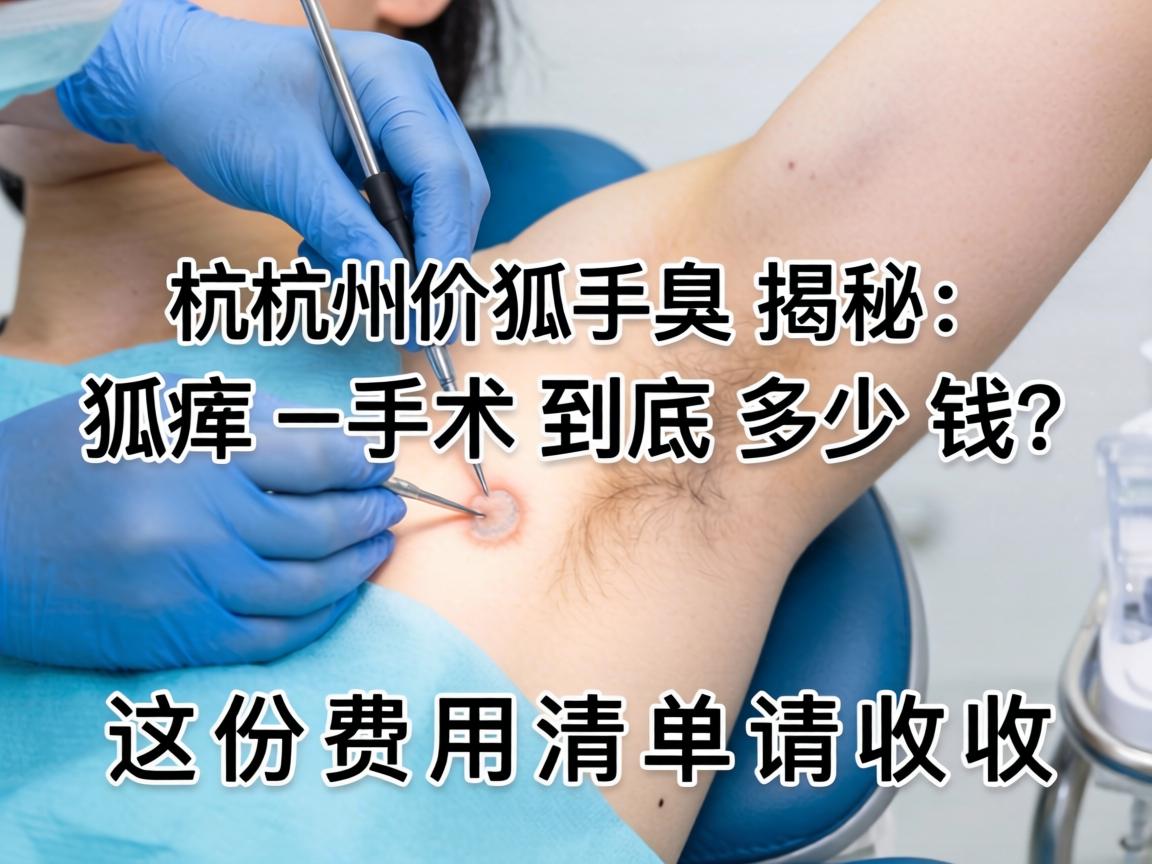 杭州狐臭手术价格揭秘,狐臭手术到底多少钱?这份费用清单请收好 杭州狐臭手术价格揭秘,狐臭手术到底多少钱?这份费用清单请收好