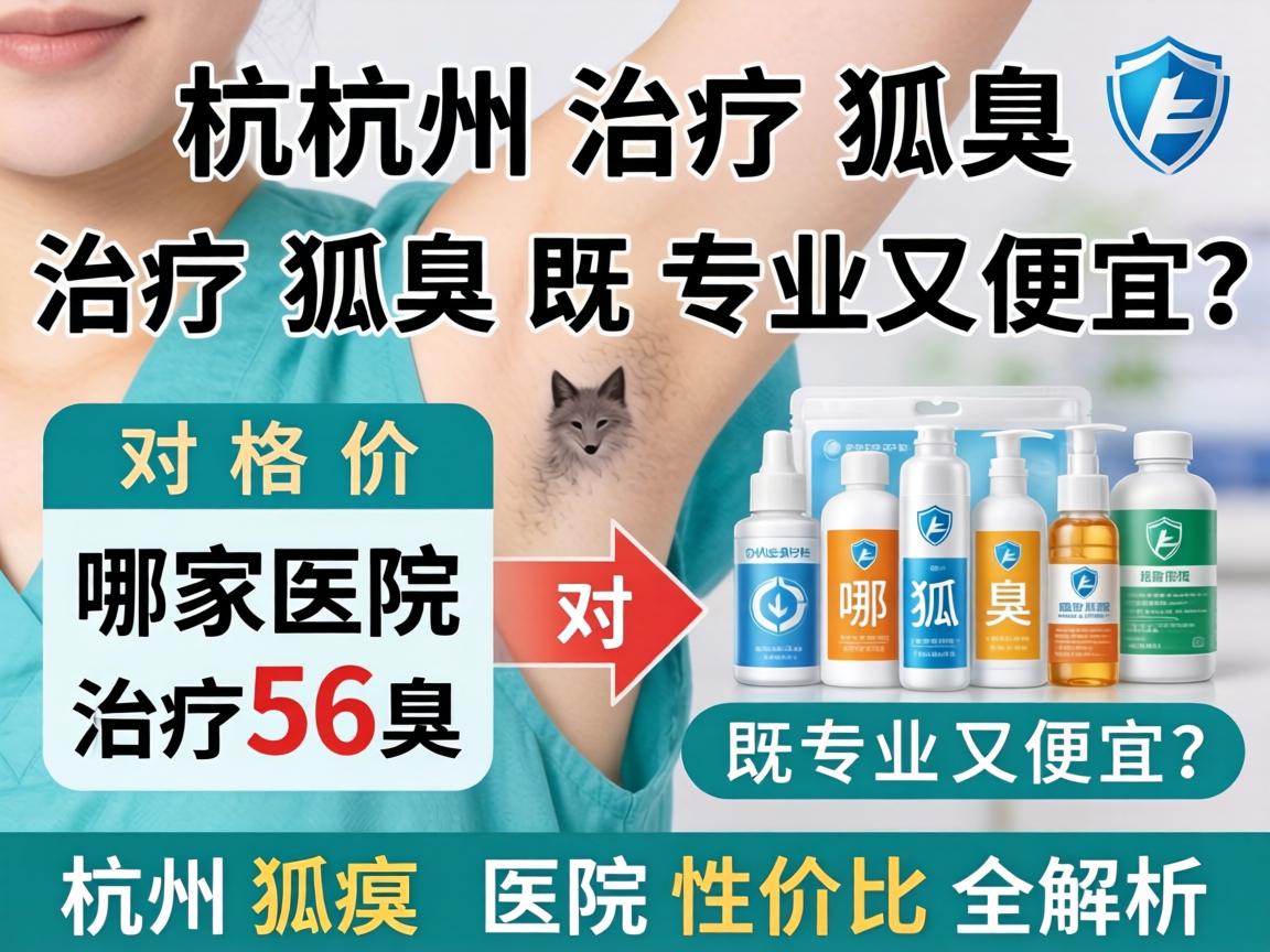杭州治疗狐臭医院价格对比，哪家医院治疗狐臭既专业又便宜？杭州狐臭医院性价比全解析