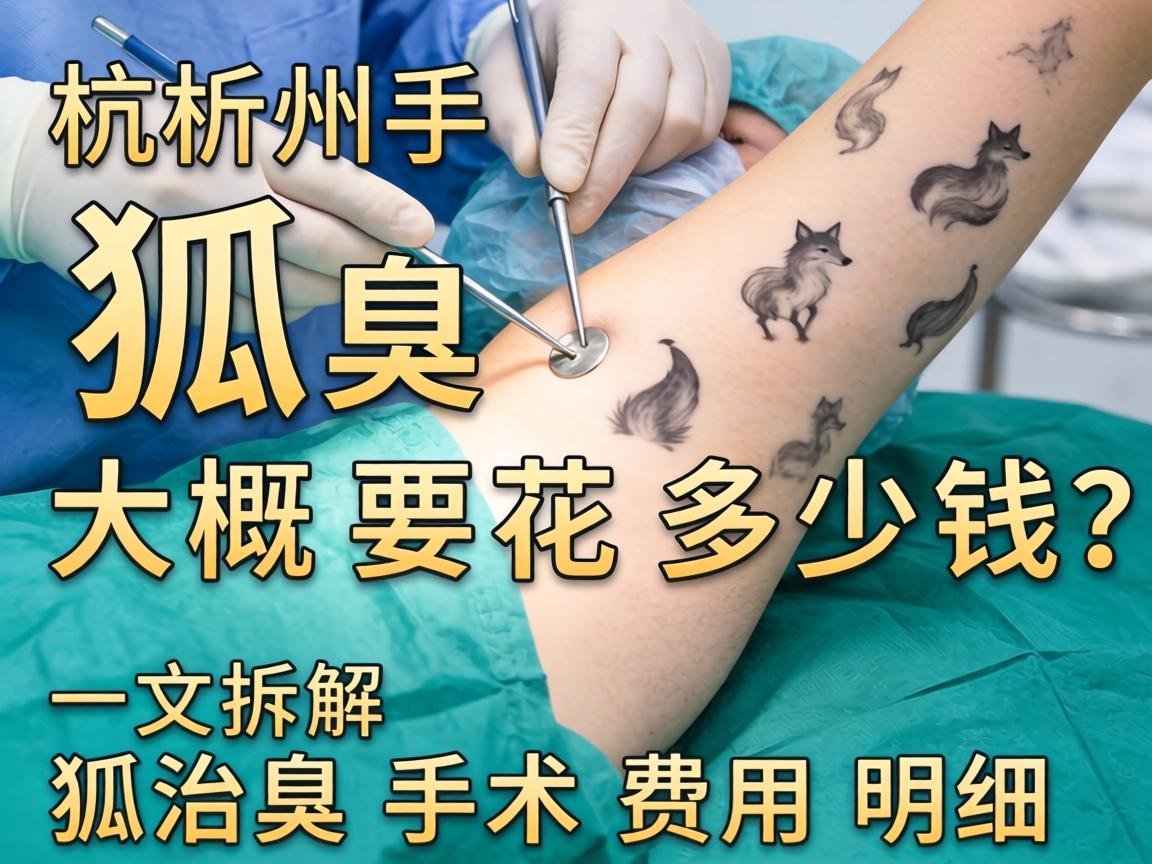 杭州狐臭手术大概要花多少钱?一文拆解狐臭手术费用明细 杭州狐臭手术大概要花多少钱?一文拆解狐臭手术费用明细
