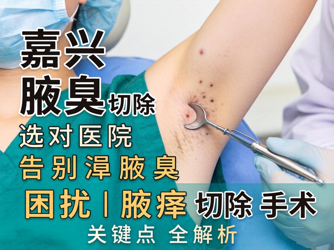 嘉兴腋臭切除，选对医院，告别腋臭困扰｜腋臭切除手术关键点全解析