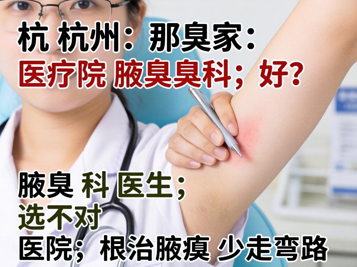 杭州那家医院腋臭科好？腋臭科医生，选对医院，根治腋臭少走弯路