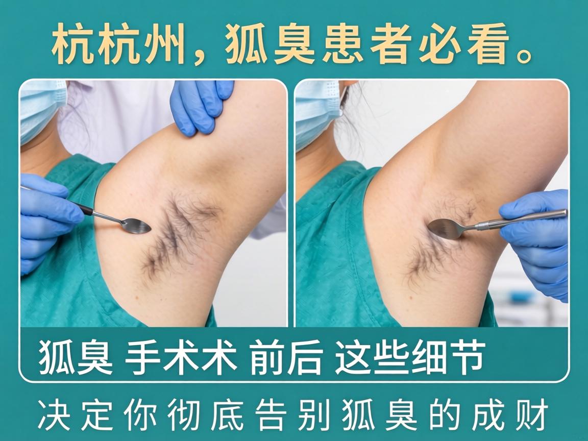 杭州狐臭患者必看,狐臭手术前后这些细节,决定你彻底告别狐臭的成败 杭州狐臭患者必看,狐臭手术前后这些细节,决定你彻底告别狐臭的成败